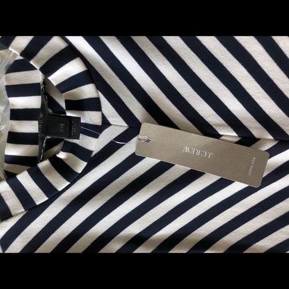New J Crew Sleevless Striped Chevron dress - Picture 3 of 3